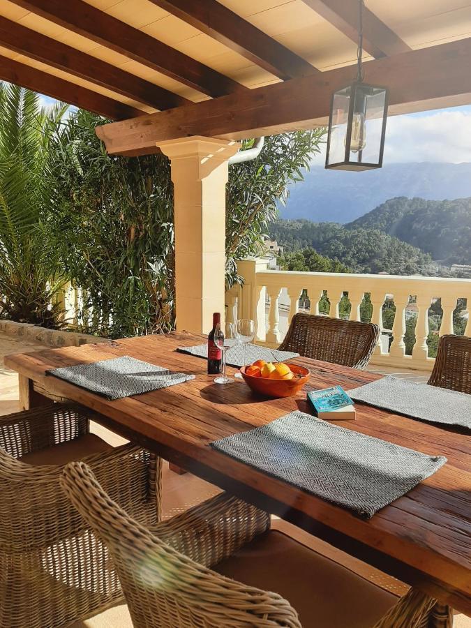 Apartamento Casa Sol With Private Terrace, Garden, Pool, Beautiful View Puerto de Sóller Exterior foto